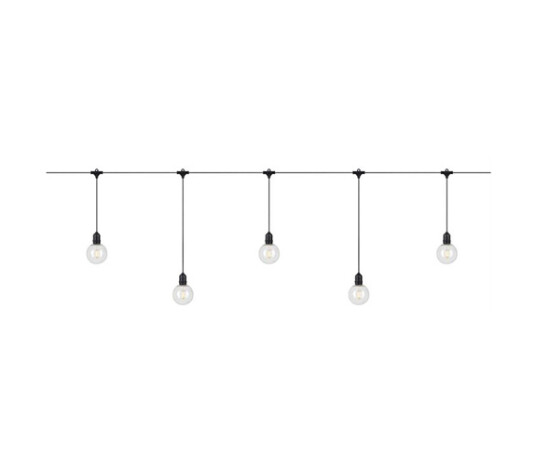 Garden 24 Deco Lysslynge Sort/Klar