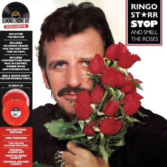 Ringo Starr Stop Smell The Roses Cloudy Red White Galaxy Red White Vinyl