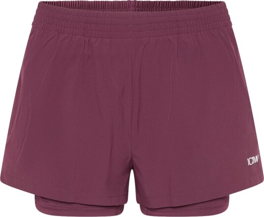ICANIWILL Mirage Cardio 2 In 1 Shorts W DARK MAHOGANY XL