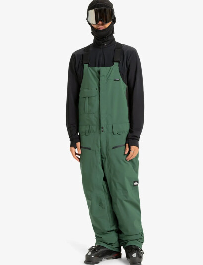 Quiksilver Paramo Stretch 20K Bib - Green - S Quiksilver Paramo Stretch 20K Bib - Green - S