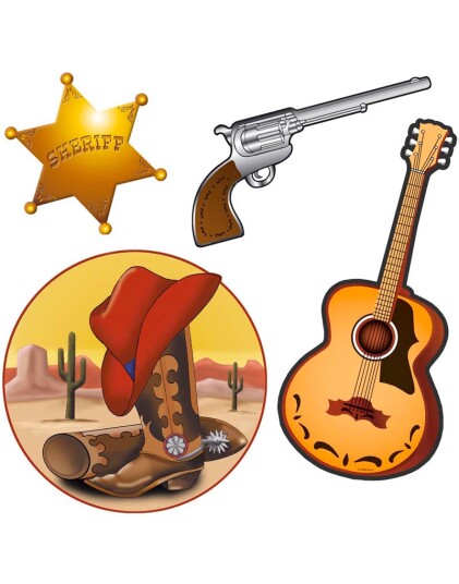 Widmann Fire Veggdekorasjoner til Cowboyfest