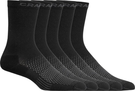 Craft Active High Sock 5 Pack Black 46 48 Craft Active High Sock 5 Pack Black 46 48