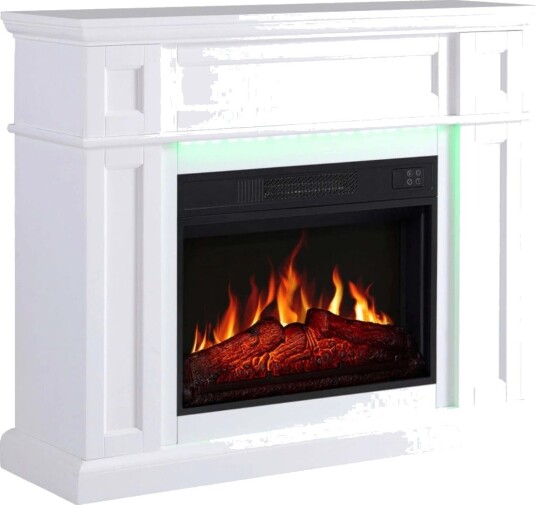 Artiflame Linz Elektrisk Peis - Hvit - Led-Belysning (ELP-40-111-AF23S)