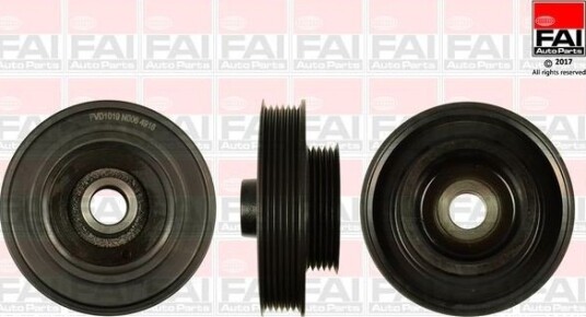 FAI AutoParts FVD1019 Remskive, veivaksel