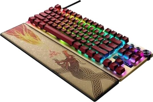 Razer Huntsman V3 Pro TKL Counter Strike 2 Edition Gamingtastatur US gull RZ03 04982100 R3M1 Razer Huntsman V3 Pro TKL Counter Strike 2 Edition Gamingtastatur US gull RZ03 04982100 R3M1