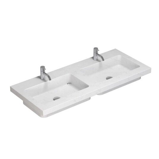 Dansani Calidris Unique Silestone Måltilpasset Eternal Statuario 140cm Dobbel