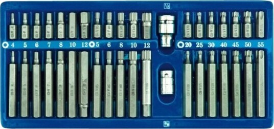 Vorel Spesialbits Hex Torx Spline I Metallkassett 40 Stk. 66400 Vorel Spesialbits Hex Torx Spline I Metallkassett 40 Stk. 66400