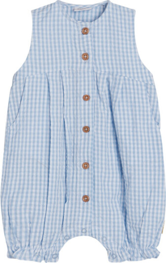 Hust And Claire Maike Romper Chambray (62 / 3 mnd)