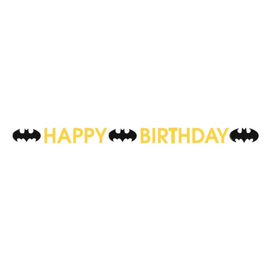 Riethmüller Girlander Batman Happy Birthday 9915094