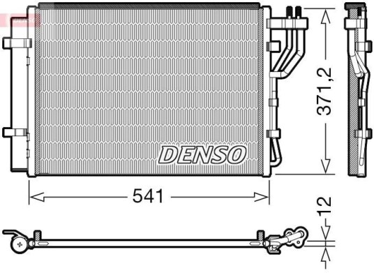 Kondensator DENSO DCN43010 Kondensator DENSO DCN43010