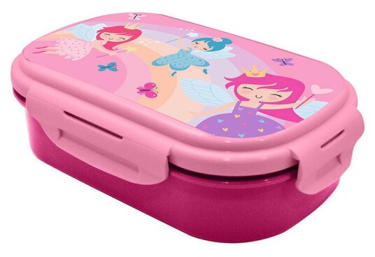 Other Brand Kids Euroswan Fairy Princess lunsjboks   inkl. Bestikk PVC 21x14x6 cm for barn