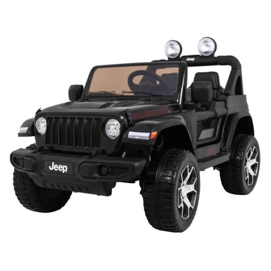 Lgg Jeep Wrangler Rubicon 4x12V sort Lgg Jeep Wrangler Rubicon 4x12V sort