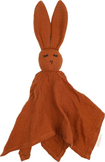 Oh Poppy! Leia Kanin Koseklut Musselin Warm Rust