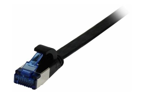 Patchkabel Rj45 Cat6a 500Mhz 2M Svart Uftp Flat Tpesuperflex Awg32 Synergy 21