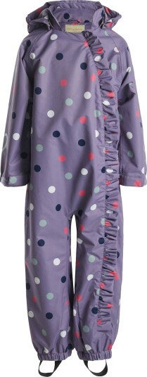 Petite Chérie Lily Skalldress Dots Lavender Gray 98