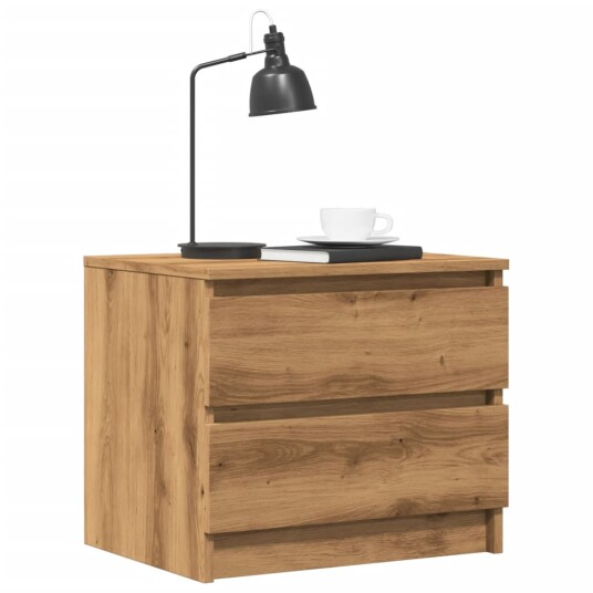  Nattbord 2 stk artisan eik 50x40x43.5 cm konstruert tre 8721158556059