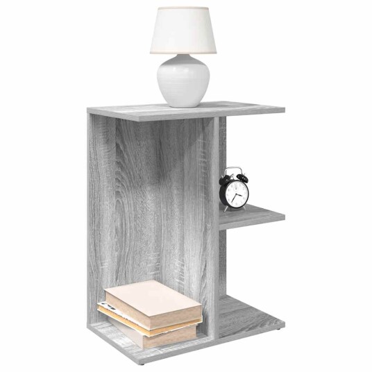  Nattbord grå sonoma 46,5x29x61 cm konstruert tre 8721158575395