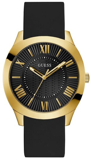 Guess Herreklokke GW0728G2 Arc Sort/Gummi Ø44 mm