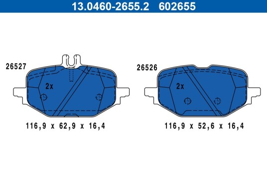Bremseklosser ATE 13.0460-2655.2