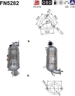 Partikkelfilter AS FN5282