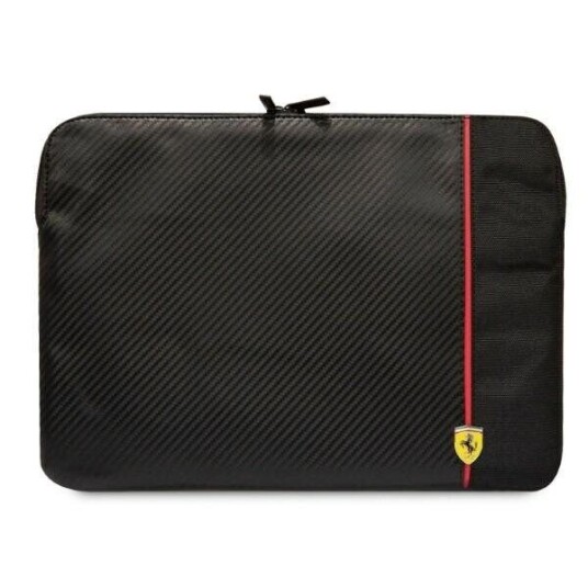 Ferrari Carbon&Smooth 14" Laptop Case - Black