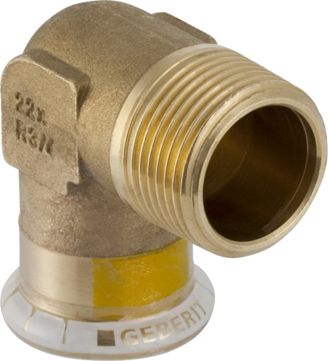 22 mm x 3/4" Overgangsvinkel 90° CUG Mapress