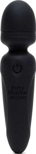 Fifty Shades of Grey Sensation Mini Wand Vibrator      - Svart
