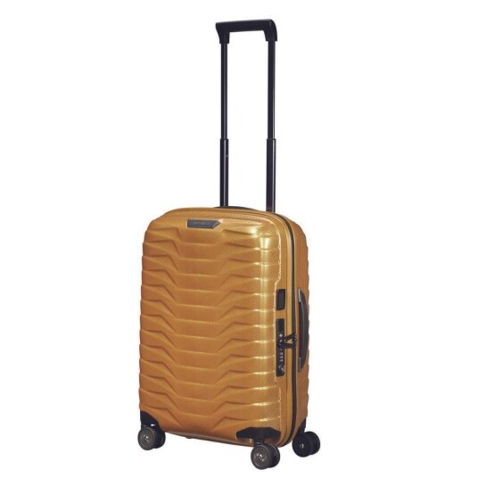 Samsonite PROXIS Utvidbar kabinkoffert 55 cm med 4 hjul Honey Gold