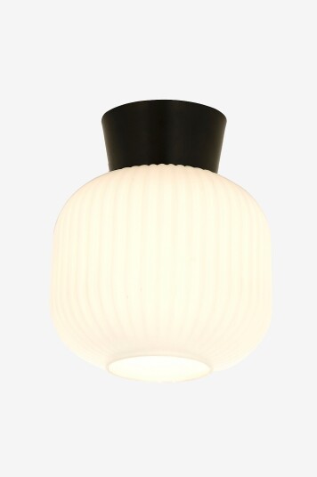 Aneta Lighting   Plafond Vanja matt messing   Svart