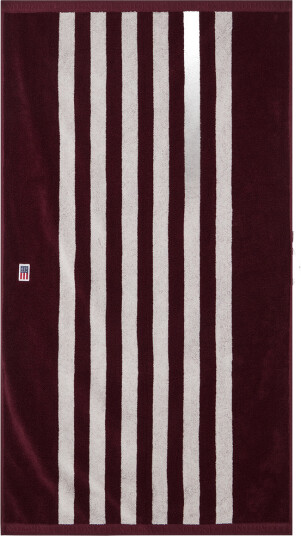 Terry håndkle striper 70x130 cm rød hvit Terry håndkle striper 70x130 cm rød hvit
