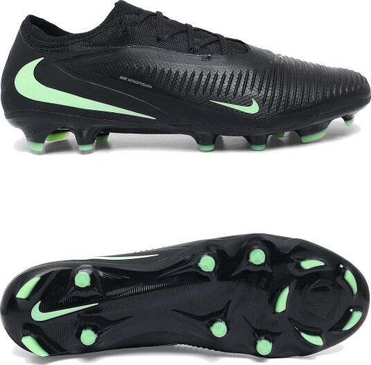 Nike Phantom 6 Low Pro Fg BLACK/ILLUSION GREEN BLACK 44.5