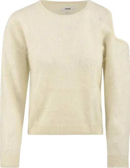 Notshy Dame Strikkevarer Beige M,