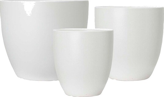 Wikholm Form Sophia Floor Pot 3 pakning Hvit Wikholm Form Sophia Floor Pot 3 pakning Hvit