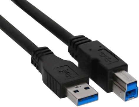 Inline 35310 1 M Usb A Usb B Hankjønn/Hankjønn 5 Gbit/S Svart