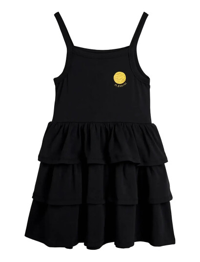 Mini Rodini Planet Sp Tank Dress Black 116/122