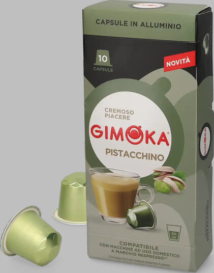 Gimoka | Pistacchino Pistasj 10 kapsler til Nespresso®