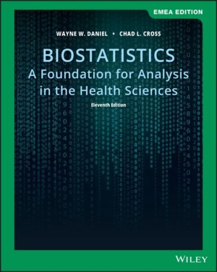 Biostatistics Av Wayne W. (Georgia State University) Daniel, Chad L. Cross