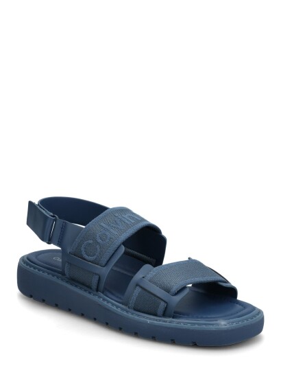 Calvin Klein Sq Molded Sandal Webb   Navy   38