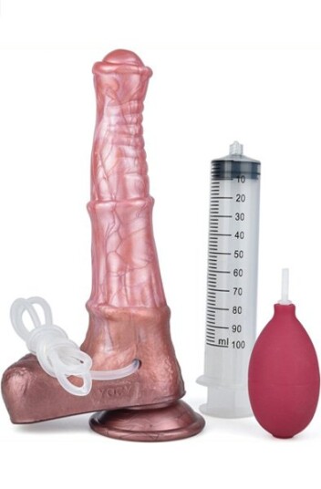 Pink Alien Squirt Dildo Jumpy 24,5 cm
