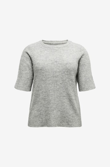 Vero Moda Curve   Pullover vmcSally 2/4 O neck Pullover Cur   Grå