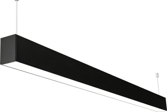 120cm 38/32/24W LED lysskinne CCT Sort taklampe til kontor inkl. wireoppheng Farge på huset : Svart Kulør : 3 i 1 120cm 38/32/24W LED lysskinne CCT Sort taklampe til kontor inkl. wireoppheng Farge på huset : Svart Kulør : 3 i 1