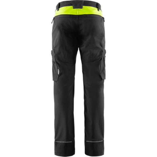 Fristads Stretchbyxa 2653 Lws Svart/varselgul C52