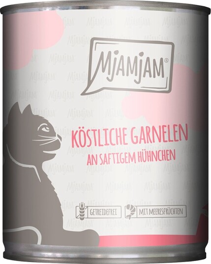 Mjamjam Våtfôr Økonomipakning Reker & Kylling 24 X 800 G