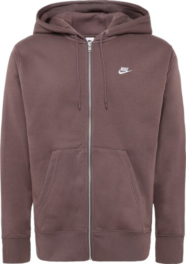Nike Nike Club Full Zip Hoodie Burgundy M