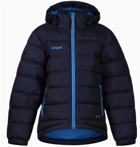 Bergans Down Kids Jacket Navy Blue Barn 92