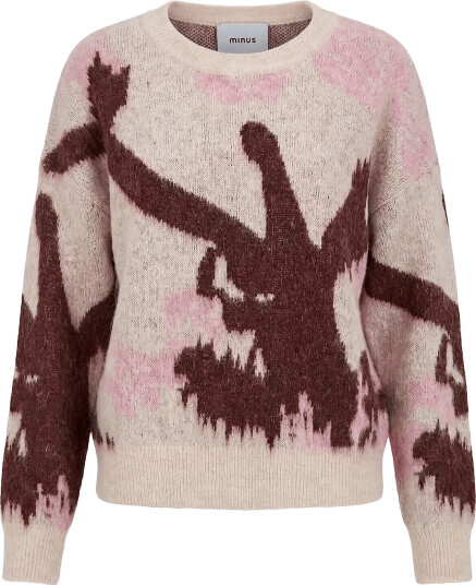 Minus Msjules Knit Pullover Cream XL