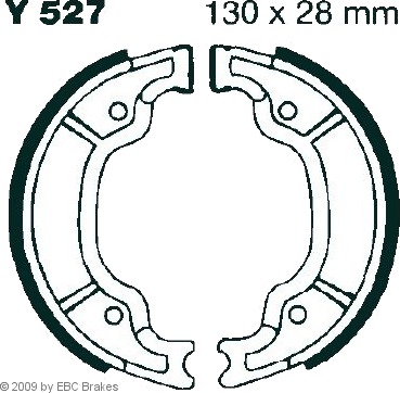 Bremsesko sett EBC Brakes Y527