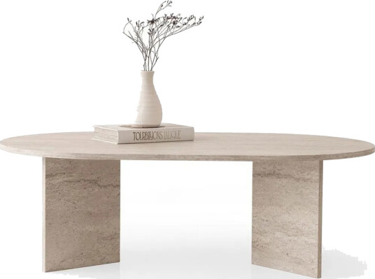 Elith Stuebord 128 cm - Travertin