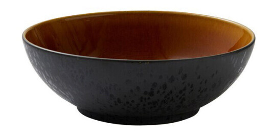 Bitz salatskål Ø30 cm Svart-amber