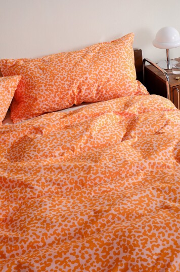 Jotex Putetrekk Økologisk 50x90 Cm Oransje/rosa MALIA 21676330206